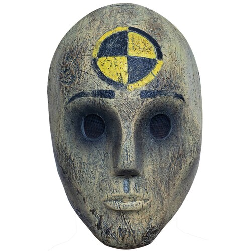 Mascara De Crash Dummy Disfraz de Experimento Halloween Ghoulish Productions