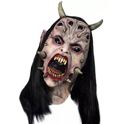Máscara De Jorogumo Monstruo Mitológico Disfraz Halloween