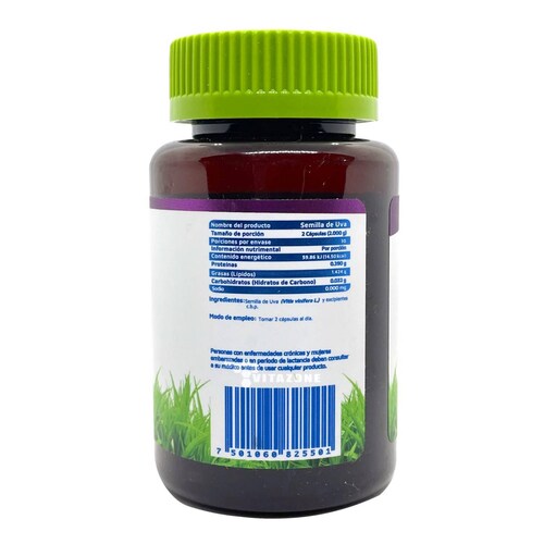 Semilla de Uva 60 cápsulas Vidanat 