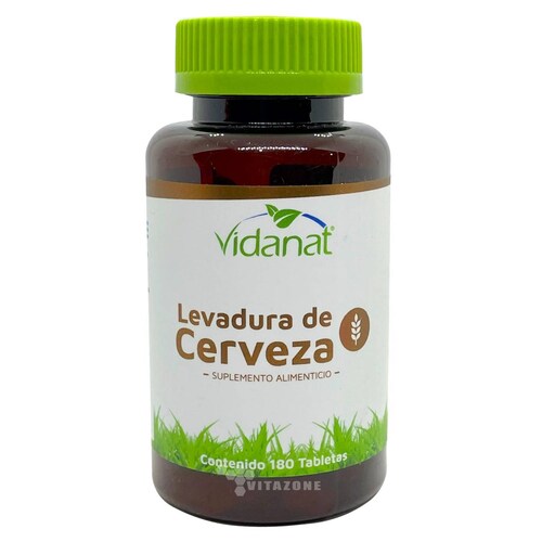 Levadura De Cerveza 500 Mg 180 Tabletas Vidanat. 