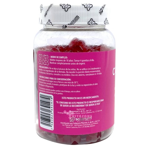 Colágeno + Biotina 60 gomitas Belabear Vitamina A C D 