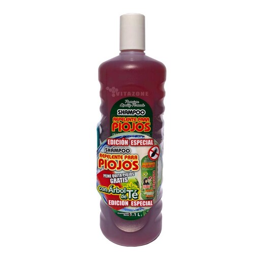 Shampoo repelente de Piojos 1100 Ml Indio Papago. 