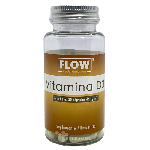 Vitamina D3 30 cápsulas Flow 