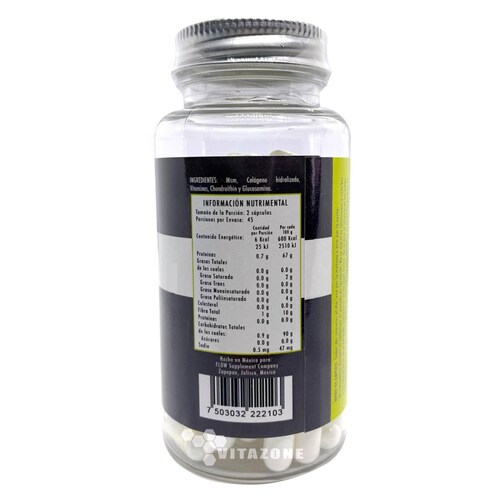Glucosamina Condroitina Colágeno 90 cápsulas Flow 