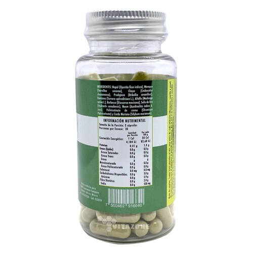 Nopal Wereke Neem 90 capsulas SINDAB Flow 