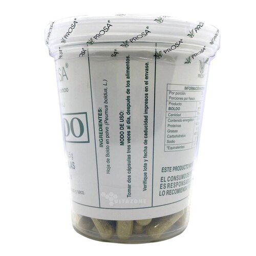 Boldo Prosa 150 cápsulas de 350 mg 