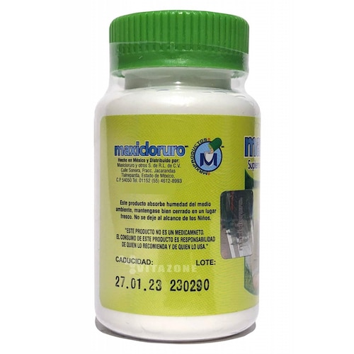 Cloruro De Magnesio 100 Cápsulas De 500 Mg Maxicloruro. 