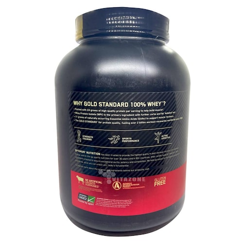 Proteína Gold Standard 100% Whey 5 Lbs Vainilla Optimum Nutrition. 