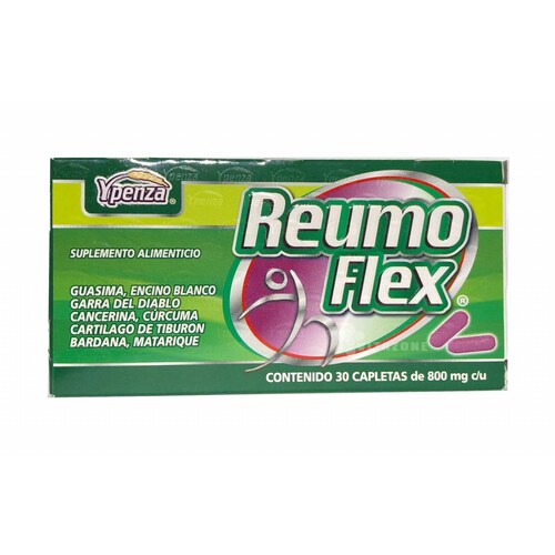 Reumoflex Verde 30 Capletas De 800 Mg Ypenza. 