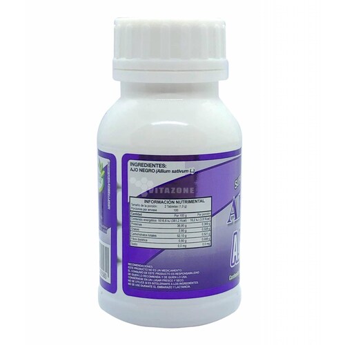 Ajo Negro 200 tabletas de 500 mg Alexyessy 
