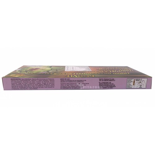 Godvit Alcachofa, Carnitina, Suplemento líquido 10 ampolletas de 10 ml GN+Vida. 