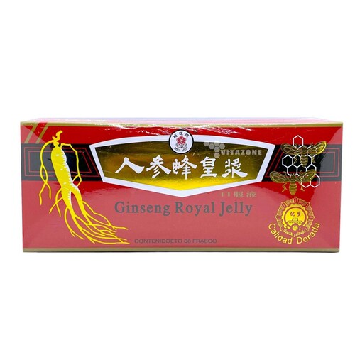Ginseng Royal Jelly 30 Ampolletas De 10 ML Mei Hua 