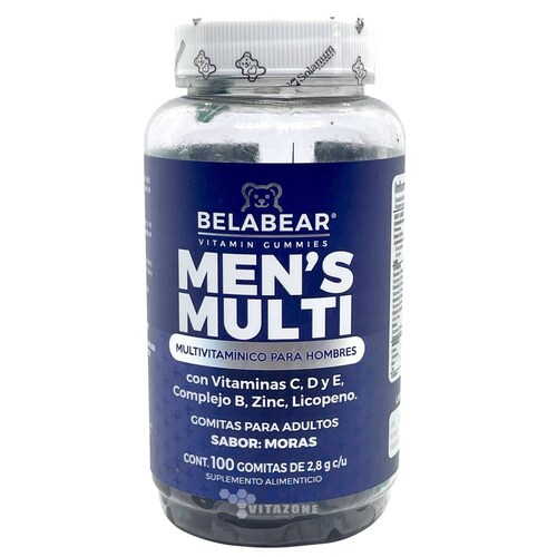 Men's Multi vitamínico para hombre 100 gomitas Solanum 