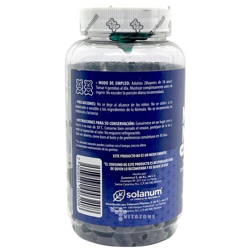 Men's Multi vitamínico para hombre 100 gomitas Solanum 