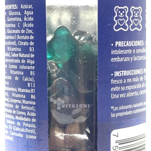 Men's Multi vitamínico para hombre 100 gomitas Solanum 