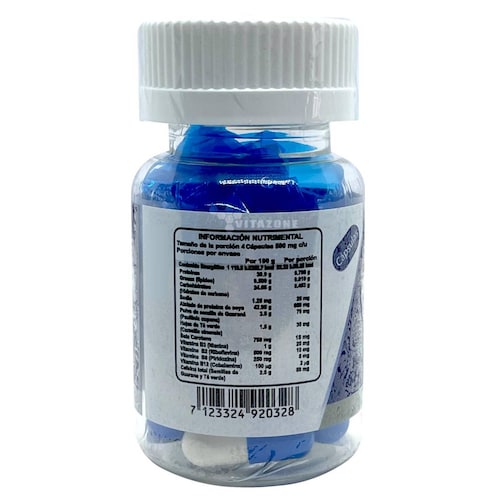 VITMEN (energizante) 20 cápsulas de 500 mg PROTGT. 