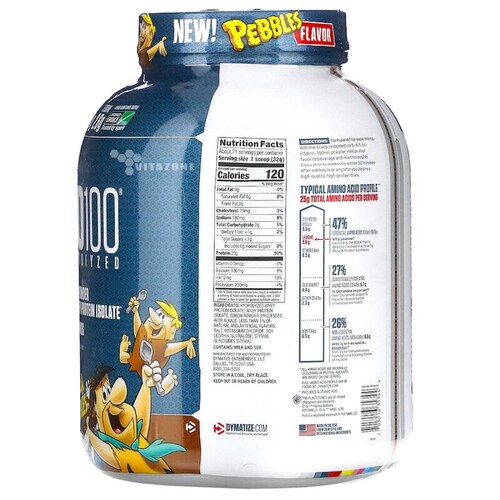 ISO 100 Hydrolyzed 5 Lbs Cocoa Pebbles Dymatize. 