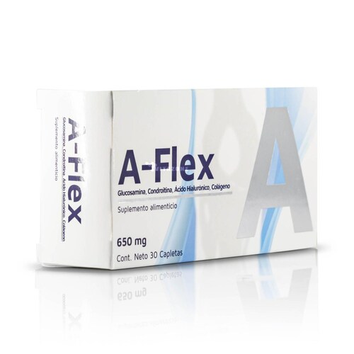 Glucosamina Condroitina Colageno 30 capletas A-Flex Ypenza 