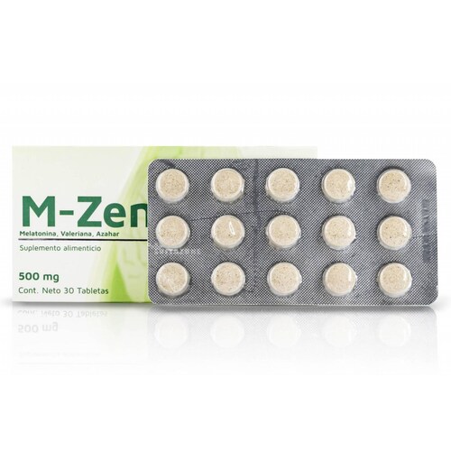 Melatonina Valeriana Azahar 30 tabletas M-Zen Ypenza 