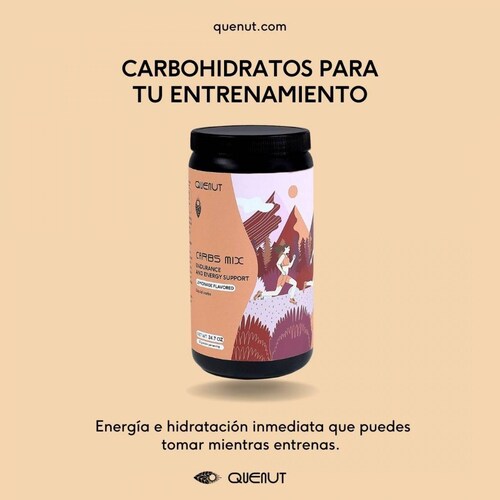 Carbs Mix Dextrosa Fructosa Electrolitos 700 g Limon Quenut 