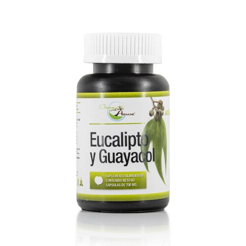 Eucalipto Y Guayacol 60 Cápsulas Green House. 