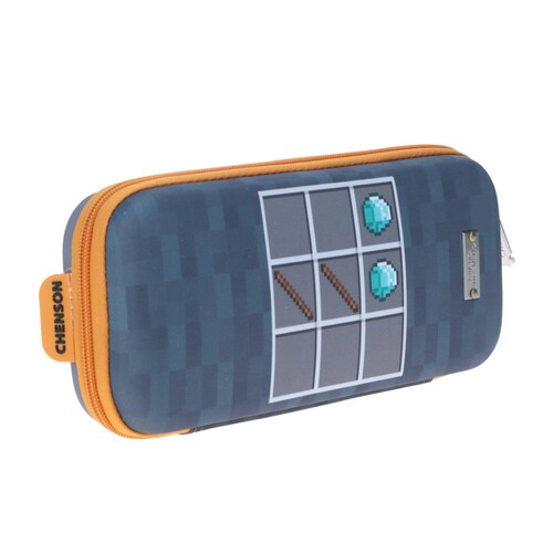 Lapicera Minecraft Hoz Gris porta consola 