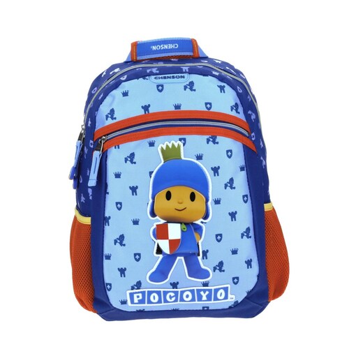 Mochila Mediano Azul Chenson Pocoyo Kinder POKY para niño 