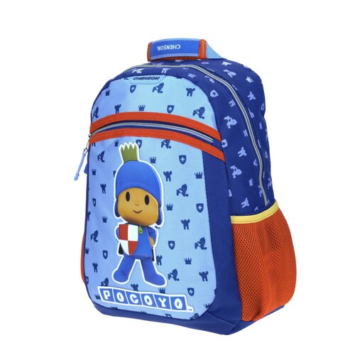 Mochila Mediano Azul Chenson Pocoyo Kinder POKY para niño 