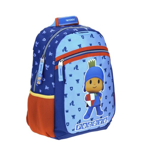 Mochila Mediano Azul Chenson Pocoyo Kinder POKY para niño 