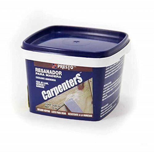 Resanador P madera (caoba) Presto Carpenters   Tarro 236 Ml