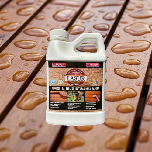 Protector Lasur Presto P madera Nogal (decks madera Teka) lata 1lt