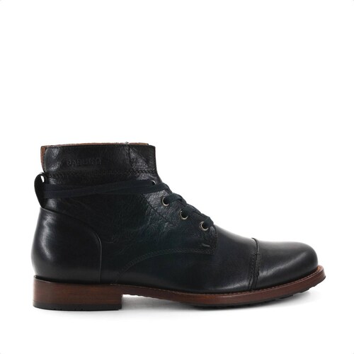 Bota De Piel Paruno Bruce P221801 Negro 