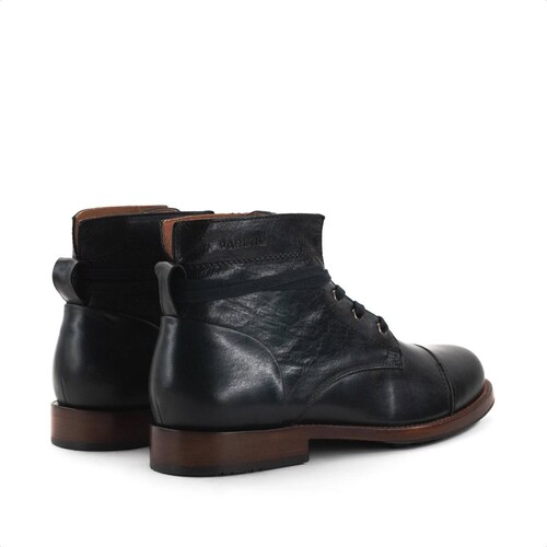Bota De Piel Paruno Bruce P221801 Negro 