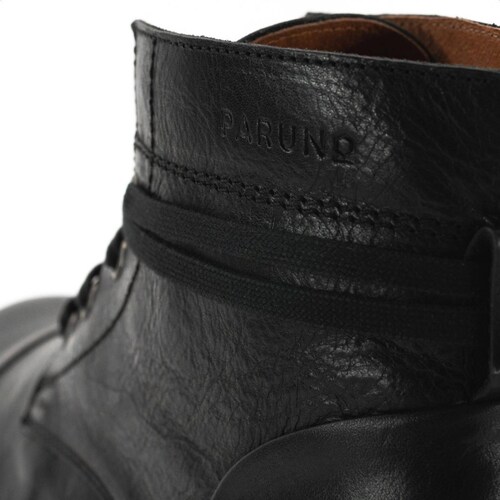 Bota De Piel Paruno Bruce P221801 Negro 