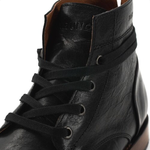 Bota De Piel Paruno Bruce P221801 Negro 