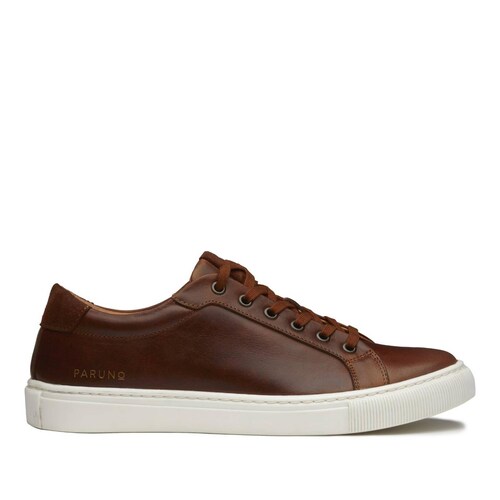 Tenis de Piel Paruno Hombre P2122511 Café 