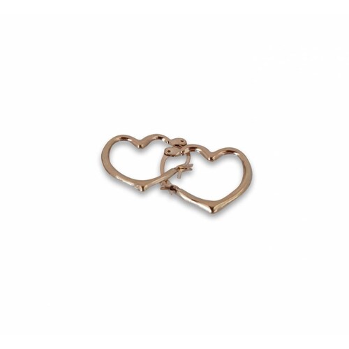 Aretes Arracadas Corazón Para Niñas Y Damas Oro Sólido 10k 