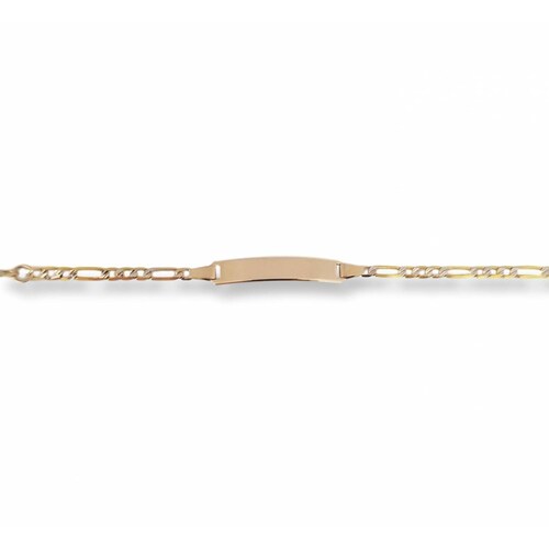 Esclava Bebe Diamantada 12 cm Oro Sólido 10k 