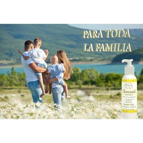 Aceite De Manzanilla Orgánico Aclarante Piel Cabello 250 Ml