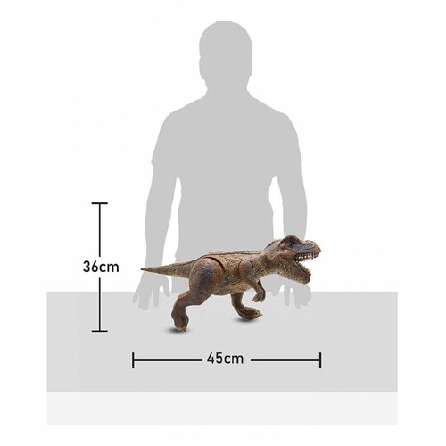 Rex Gordo Grande Con Sonido. Figura De Dinosaurio Gigante 