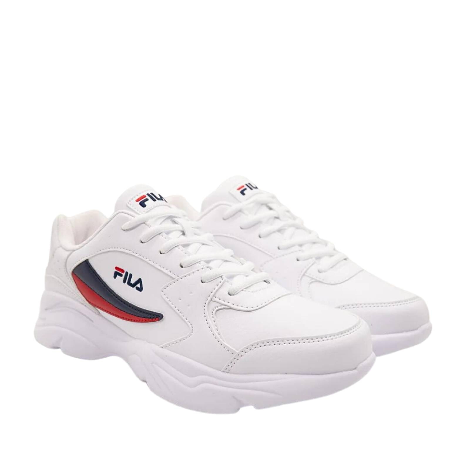 Tenis Fila Para Mujer Stirr 5rm02049 125 Blanco Casual