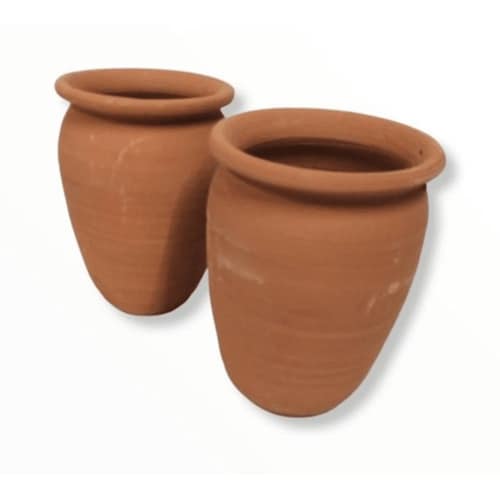 Set de Cantaritos de Barro para Tequila y Bebidas 4 piezas de 400 ml Genérico Cantarito de Barro