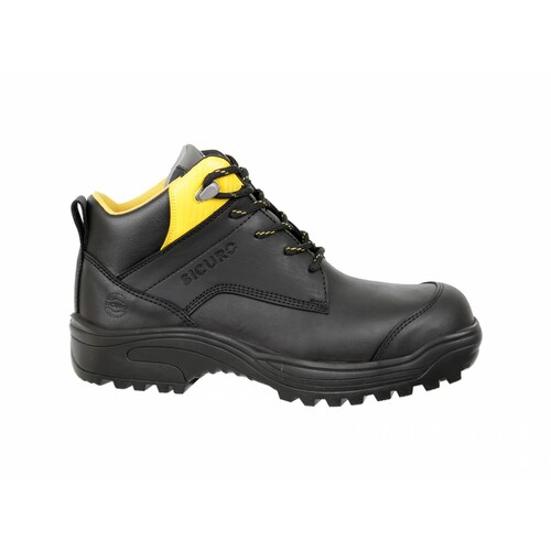 Bota Industrial Con Casquillo Sicuro SD03 Color Negro Para Caballero