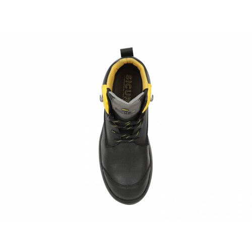 Bota Industrial Con Casquillo Sicuro SD03 Color Negro Para Caballero