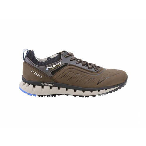 Tenis de Piel para Senderismo Discovery Expedition Tai 2343 Café para Hombre