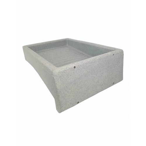 Lavadero de plástico antibacterial lavamas tallador color granito