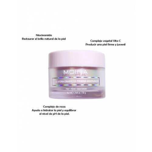 Crema Facial Hidratante Rose Hydra Moira Rpm001