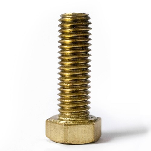 Tornillo Bronce Al Silicio 1/4x1 1/4 Kit C Tuerca Y 2 Rondanas
