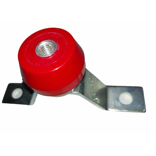 Kit 2 trapecios con aisladores 600Volts para soportar barra de tierra física incl. Tornillos de bronce