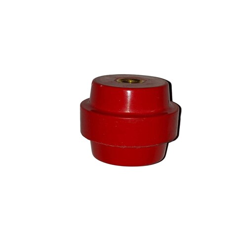 Aislador de resina 600V tipo manzana para soportar barra de tierra o electrica